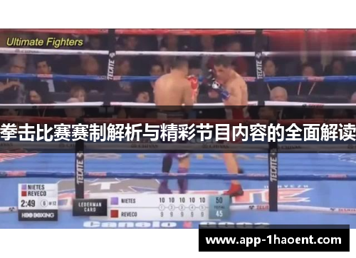 拳击比赛赛制解析与精彩节目内容的全面解读